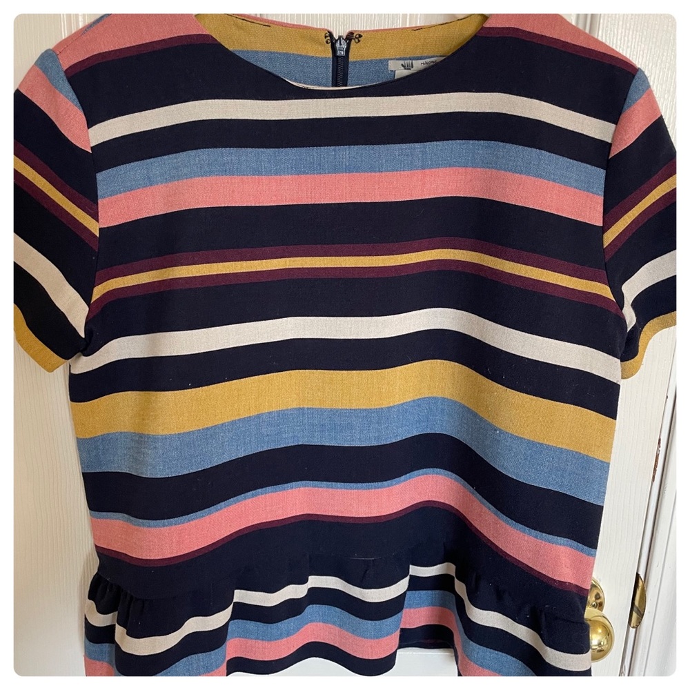 Fun springy peplum top